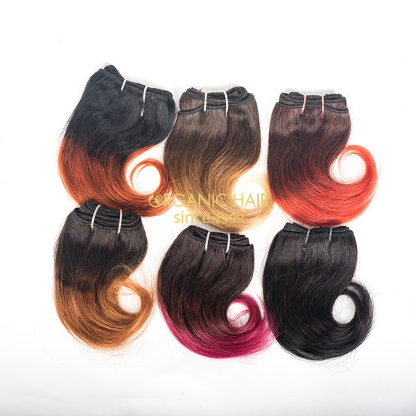 Brazilian remy human hair weave